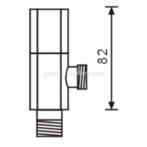 China Brass Angle Stop For Sink And Basin Manufactory